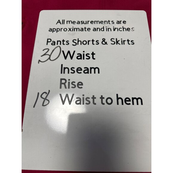 LOFT Magenta Gold Zipper Pocket A Line Skirt Size 4 - Picture 8 of 8